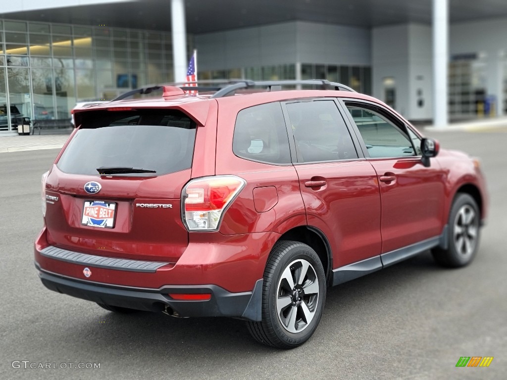 2018 Forester 2.5i Premium - Venetian Red Pearl / Platinum photo #18