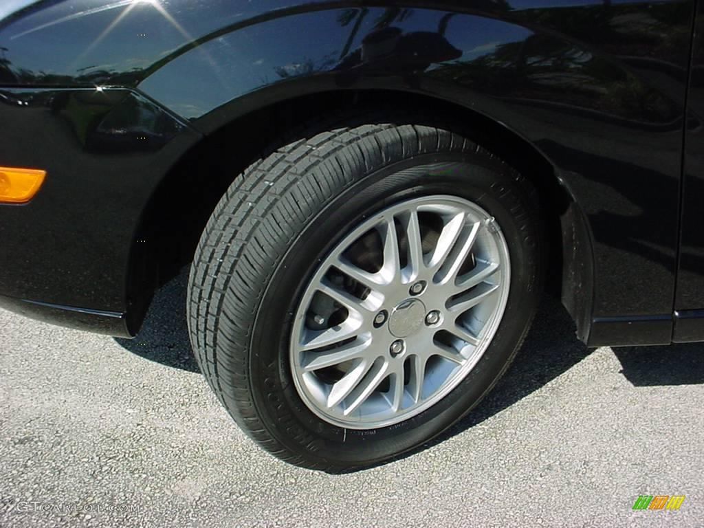 2007 Focus ZX5 S Hatchback - Pitch Black / Charcoal photo #14