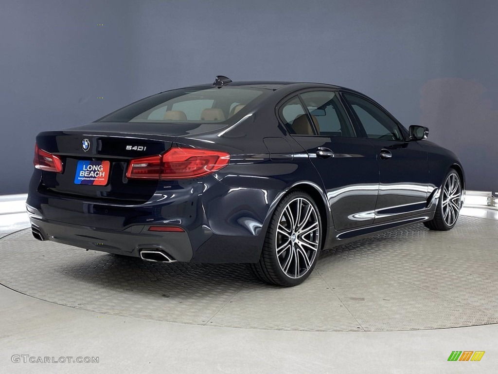 2018 5 Series 540i Sedan - Carbon Black Metallic / Cognac photo #5