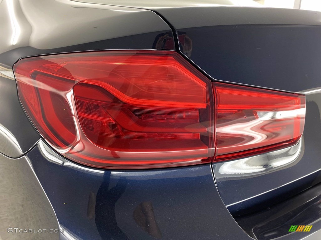 2018 5 Series 540i Sedan - Carbon Black Metallic / Cognac photo #9