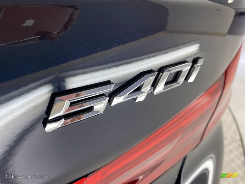 2018 5 Series 540i Sedan - Carbon Black Metallic / Cognac photo #11