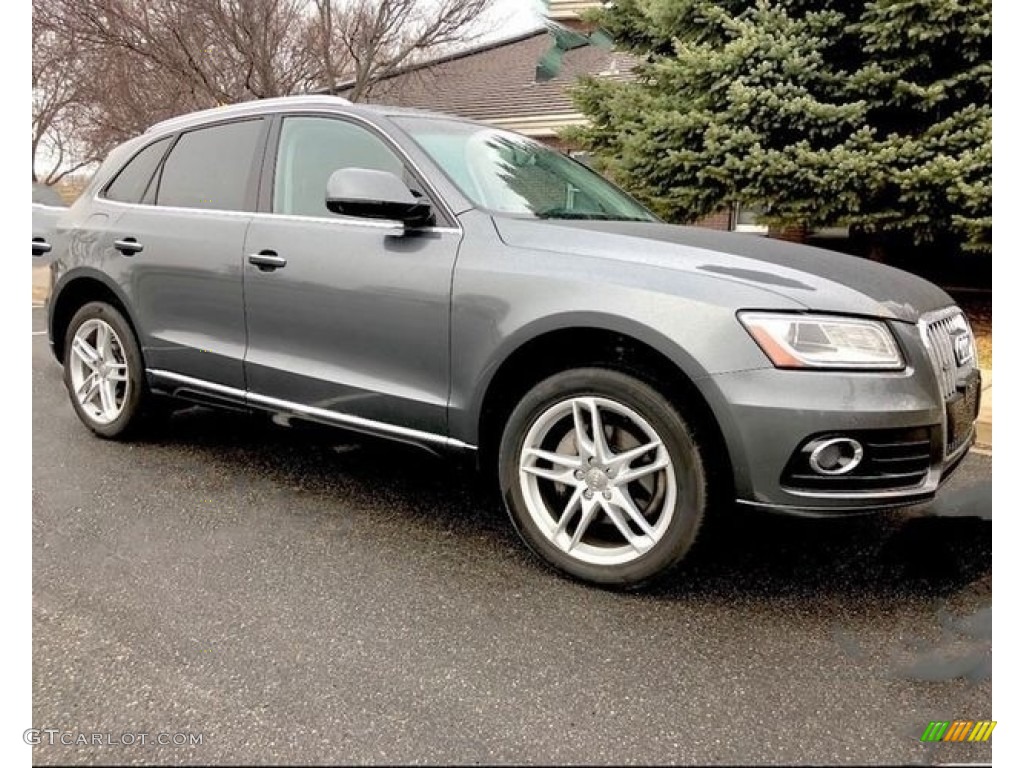 2016 Q5 2.0 TFSI Premium Plus quattro - Lava Gray Pearl / Black photo #13