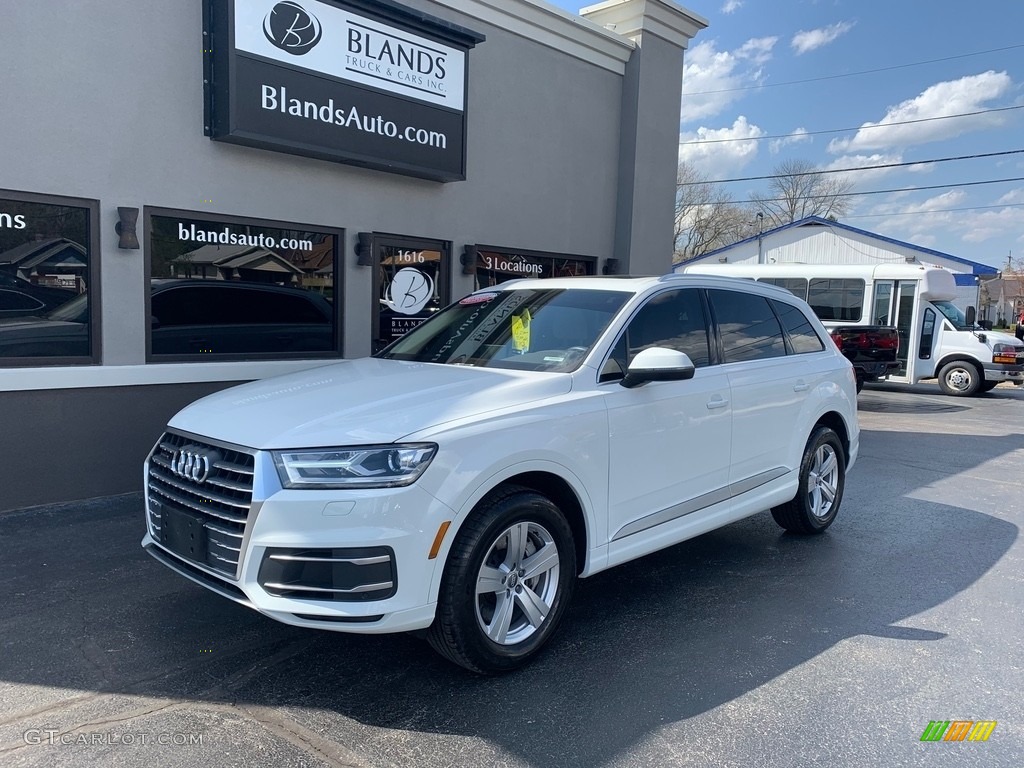 2018 Q7 2.0 TFSI Premium quattro - Carrara White / Pistachio Beige photo #2