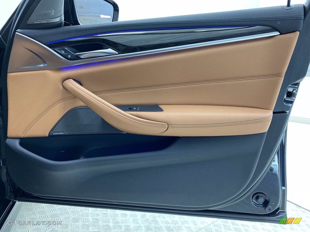 2018 5 Series 540i Sedan - Carbon Black Metallic / Cognac photo #32