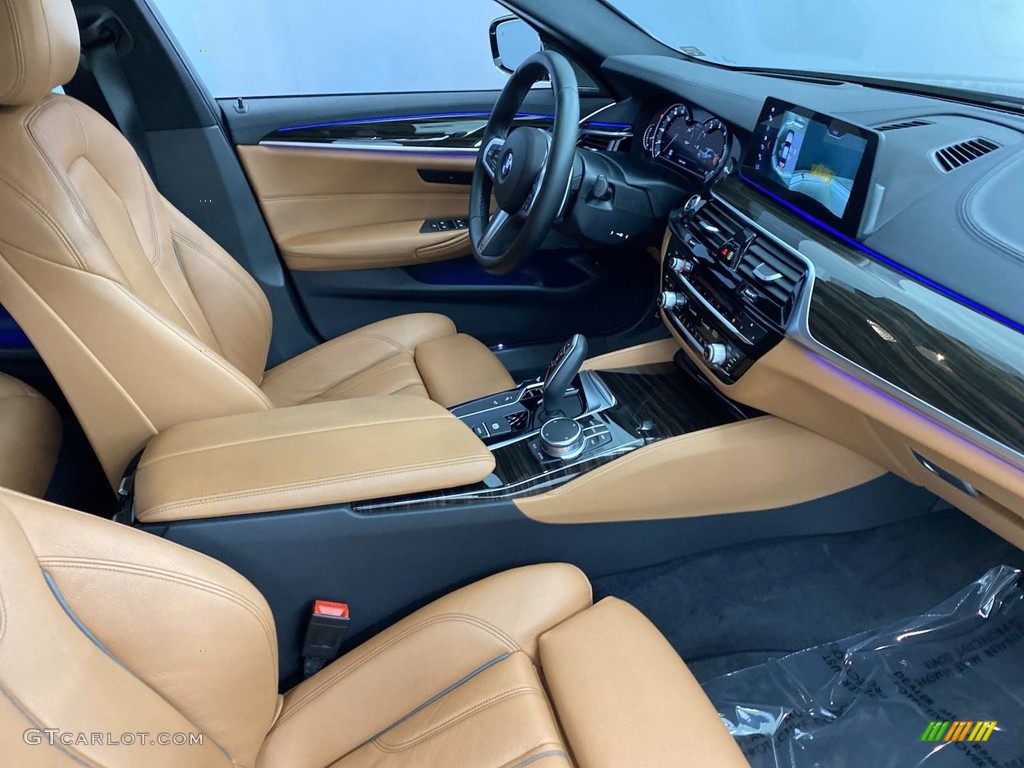 2018 5 Series 540i Sedan - Carbon Black Metallic / Cognac photo #33