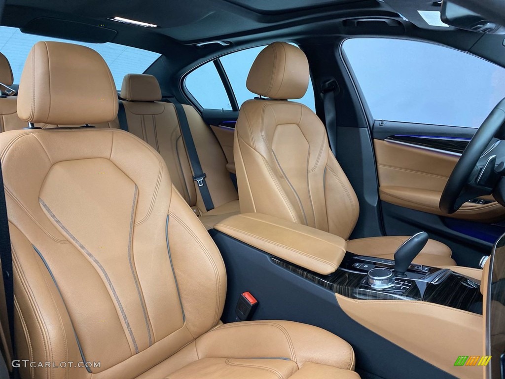 2018 5 Series 540i Sedan - Carbon Black Metallic / Cognac photo #34