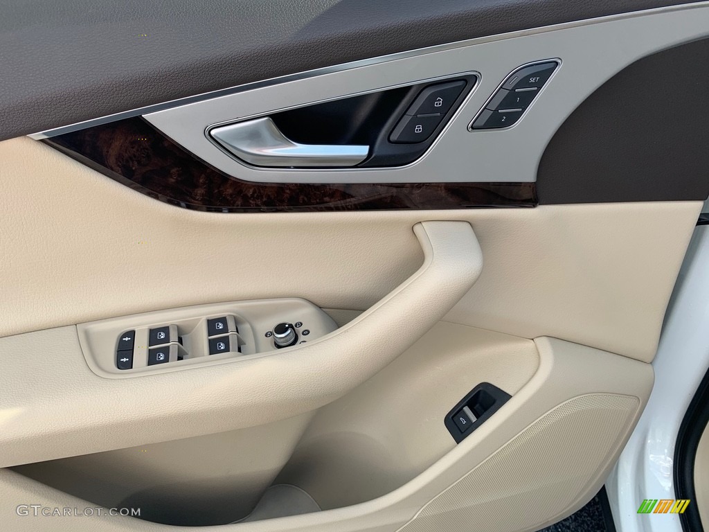 2018 Q7 2.0 TFSI Premium quattro - Carrara White / Pistachio Beige photo #14
