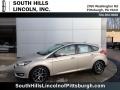 White Gold 2017 Ford Focus SEL Hatch
