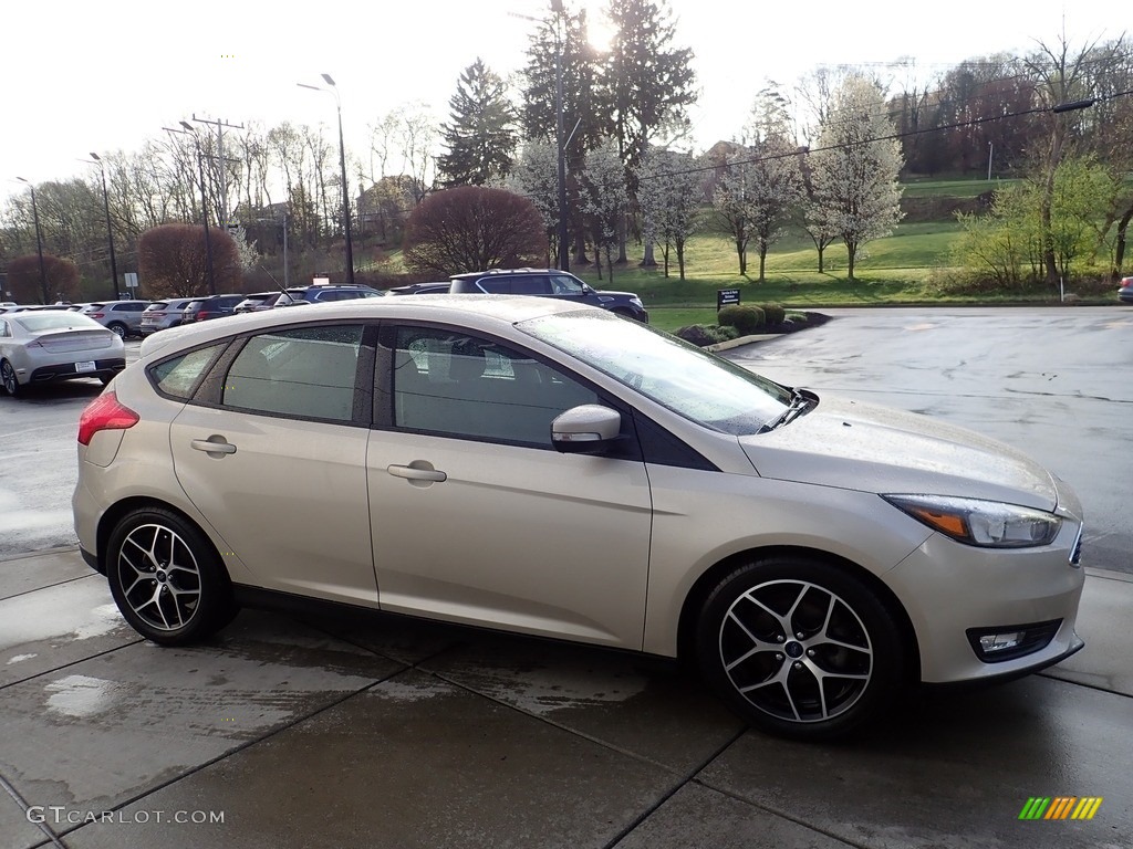 2017 Focus SEL Hatch - White Gold / Charcoal Black photo #8