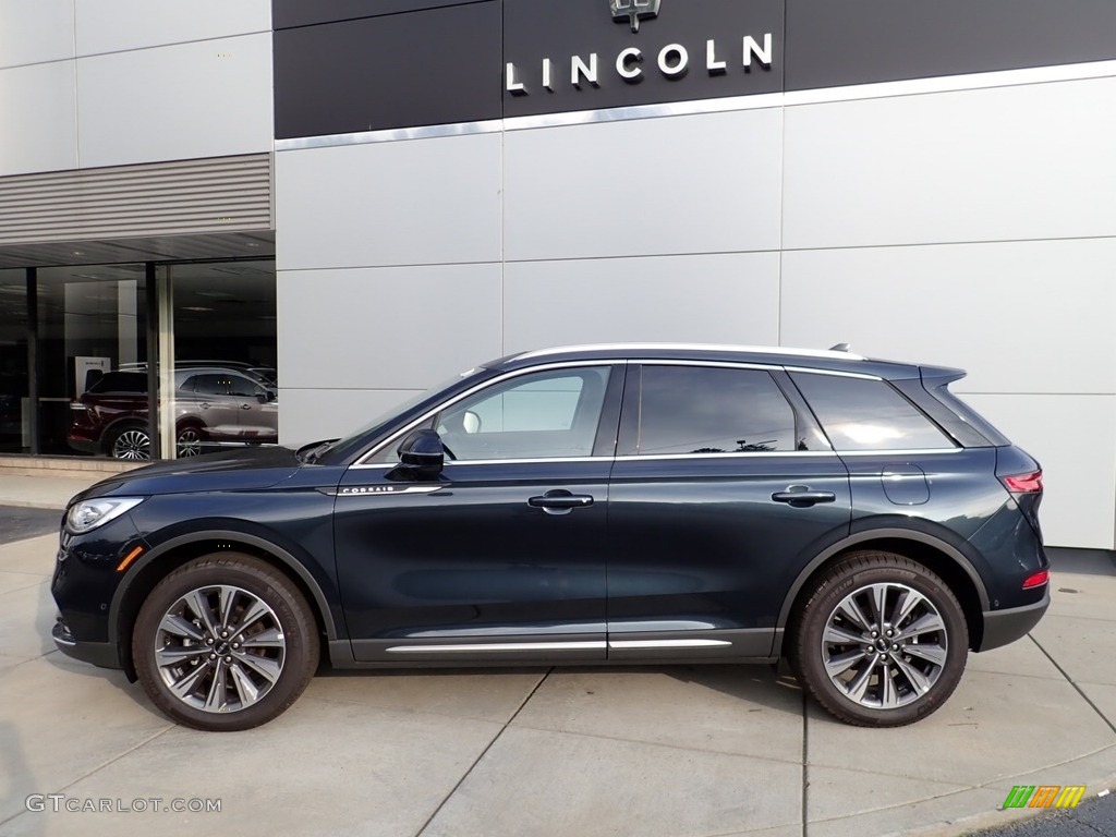 Flight Blue 2020 Lincoln Corsair Reserve AWD Exterior Photo #141642475