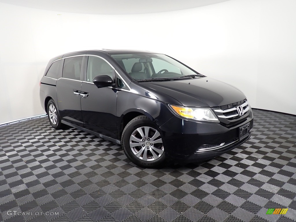 2014 Odyssey EX-L - Crystal Black Pearl / Truffle photo #5