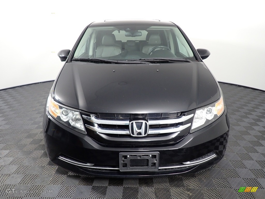 2014 Odyssey EX-L - Crystal Black Pearl / Truffle photo #7