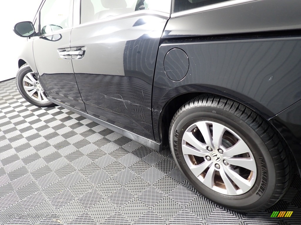 2014 Odyssey EX-L - Crystal Black Pearl / Truffle photo #12