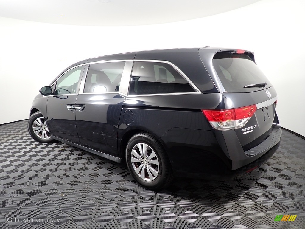 2014 Odyssey EX-L - Crystal Black Pearl / Truffle photo #13