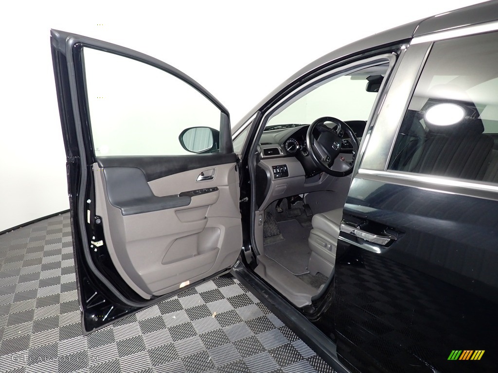 2014 Odyssey EX-L - Crystal Black Pearl / Truffle photo #22