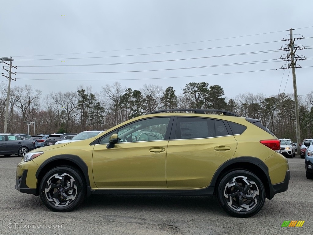 Plasma Yellow Pearl 2021 Subaru Crosstrek Limited Exterior Photo #141642910