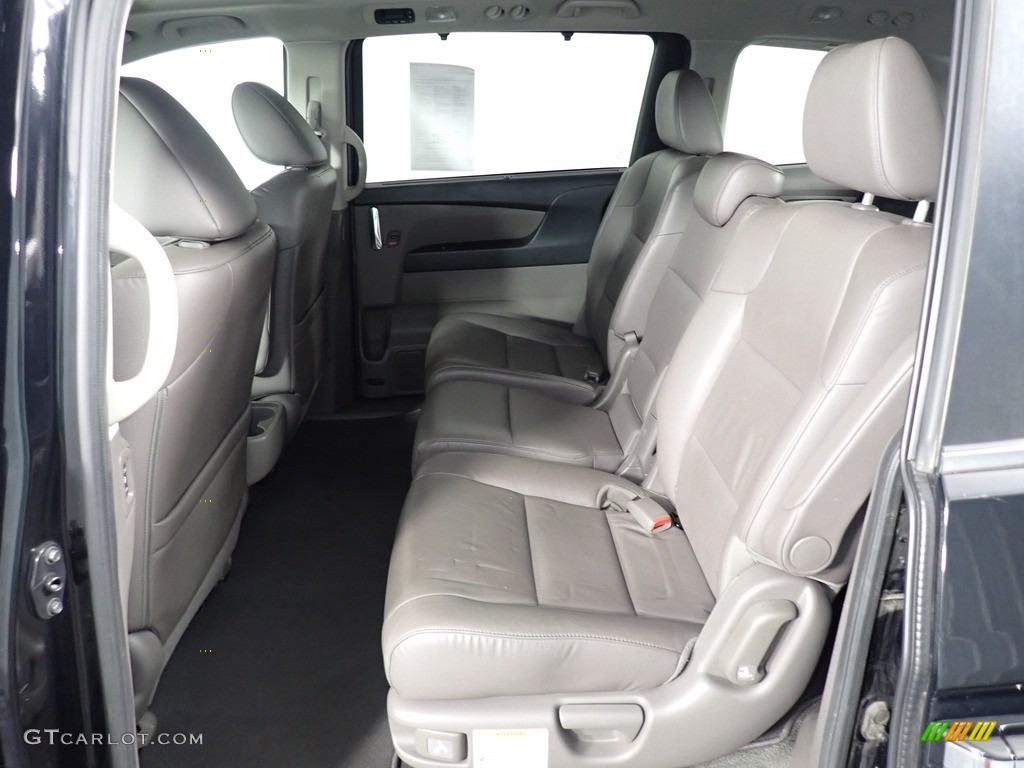 2014 Odyssey EX-L - Crystal Black Pearl / Truffle photo #28
