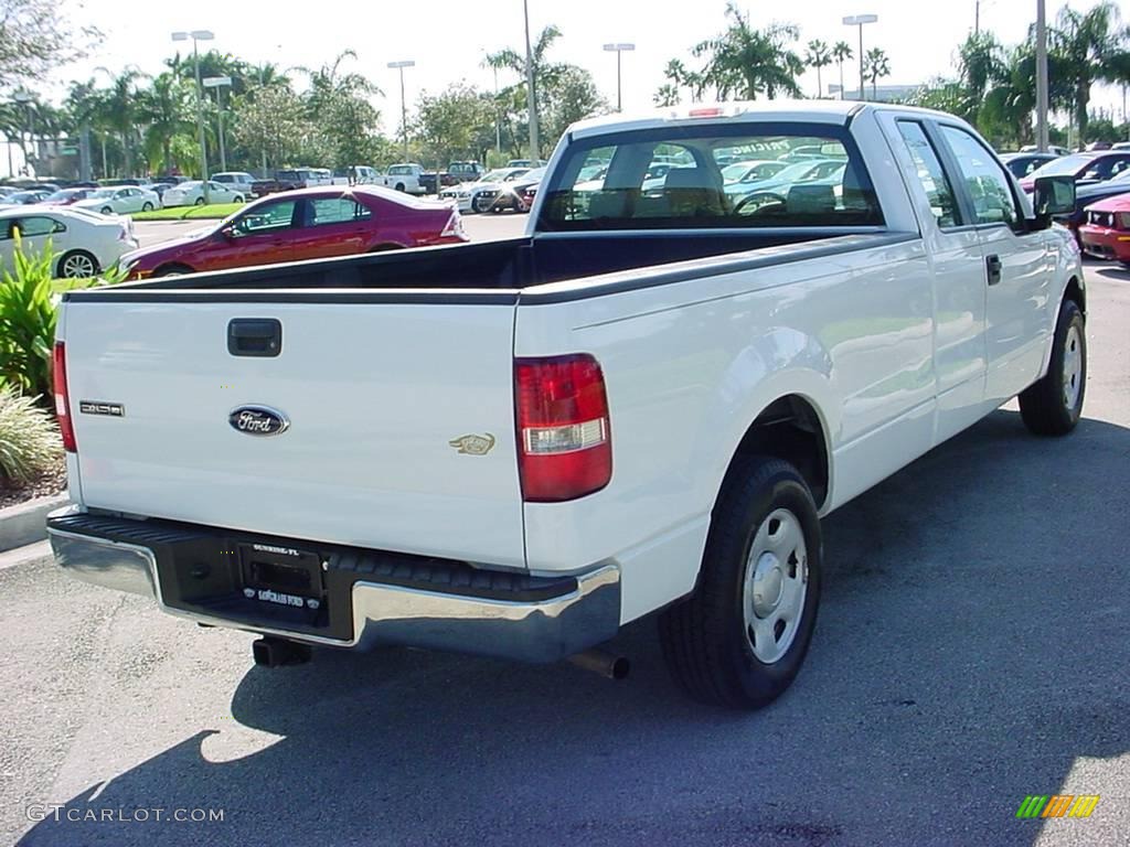 2006 F150 XL SuperCab - Oxford White / Tan photo #3