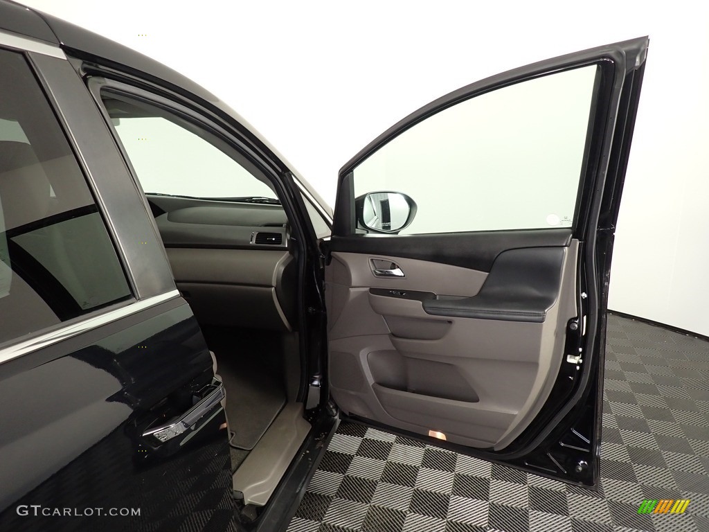 2014 Odyssey EX-L - Crystal Black Pearl / Truffle photo #32