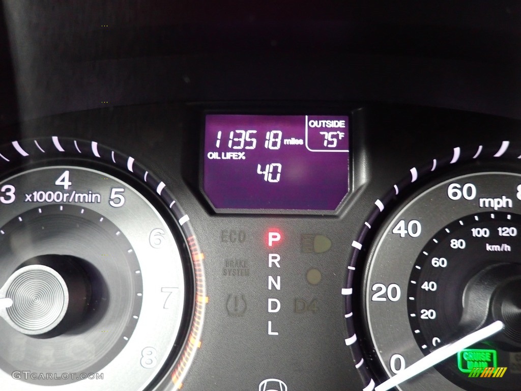 2014 Odyssey EX-L - Crystal Black Pearl / Truffle photo #36