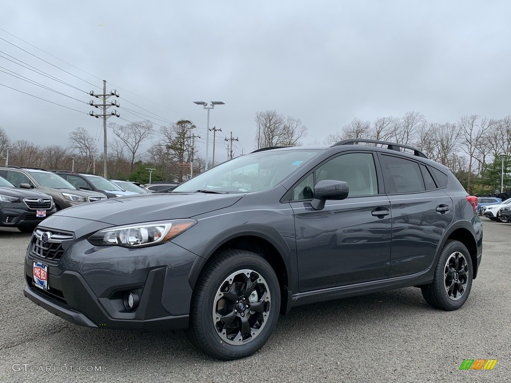 2021 Crosstrek Premium - Magnetite Gray Metallic / Gray photo #1