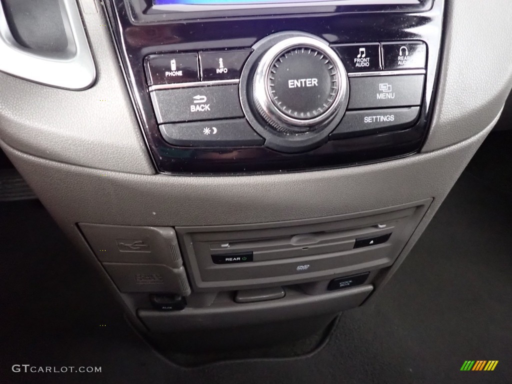 2014 Odyssey EX-L - Crystal Black Pearl / Truffle photo #42