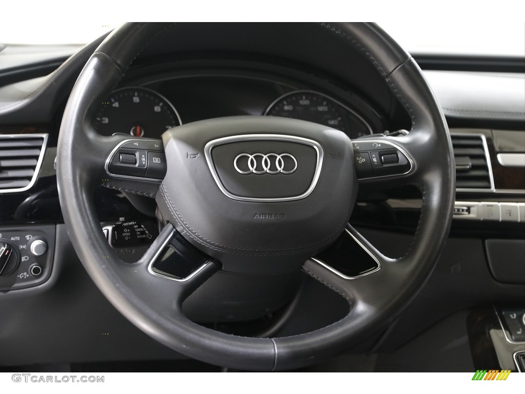 2017 A8 L 3.0T quattro - Ibis White / Black photo #8