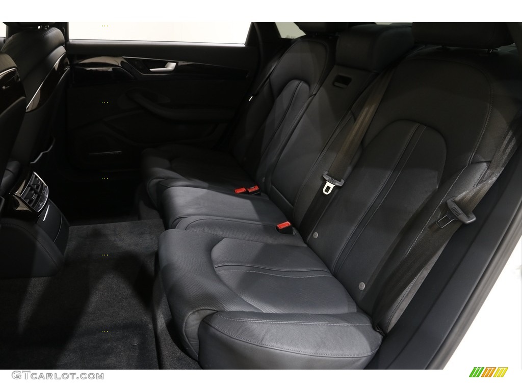 2017 A8 L 3.0T quattro - Ibis White / Black photo #24