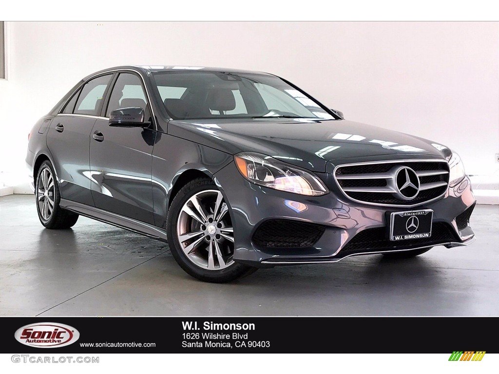 2016 E 350 Sedan - Steel Grey Metallic / Black photo #1