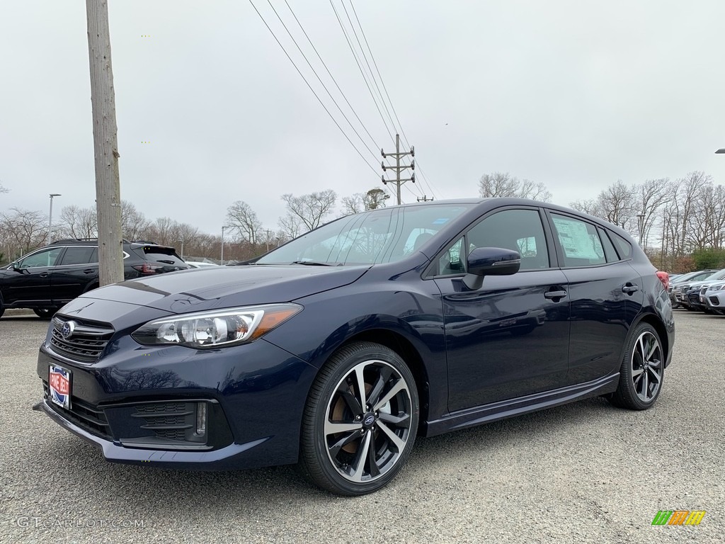 2021 Impreza Sport 5-Door - Dark Blue Pearl / Black photo #1