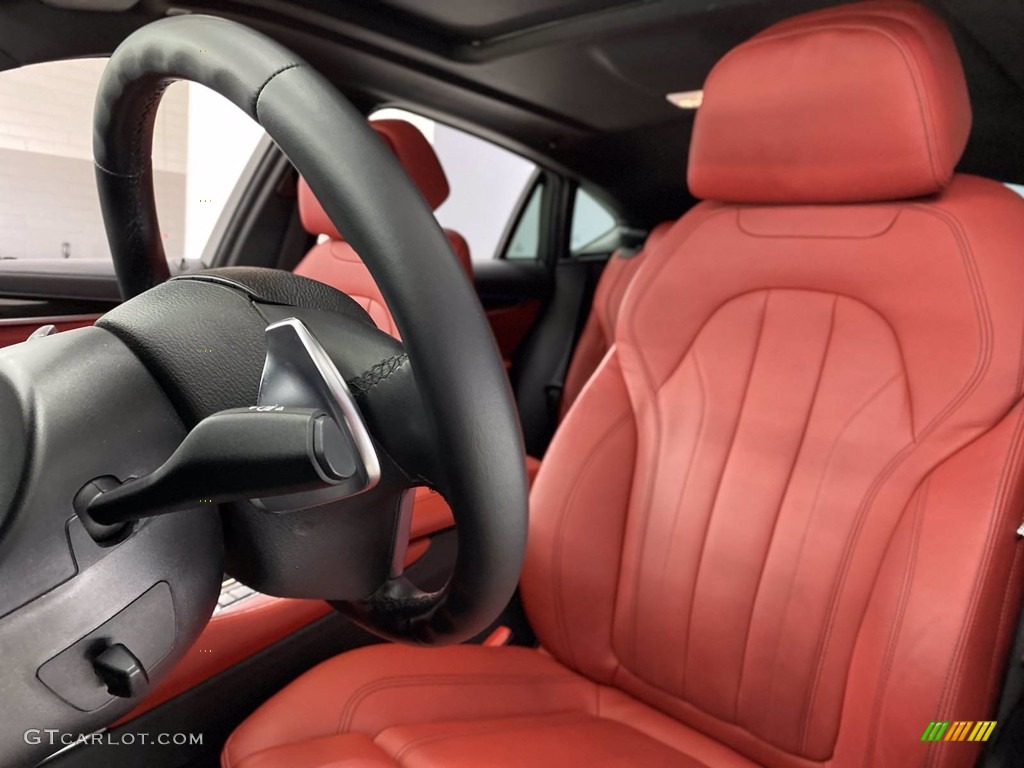 2018 X6 sDrive35i - Jet Black / Coral Red/Black photo #17