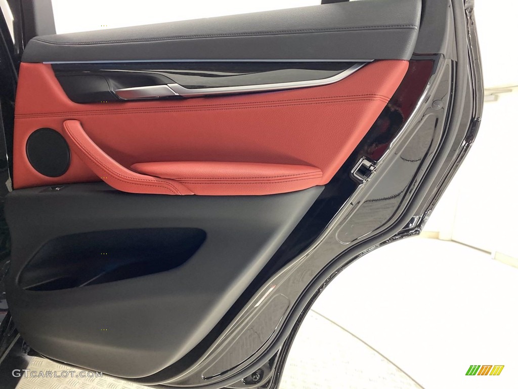 2018 X6 sDrive35i - Jet Black / Coral Red/Black photo #35