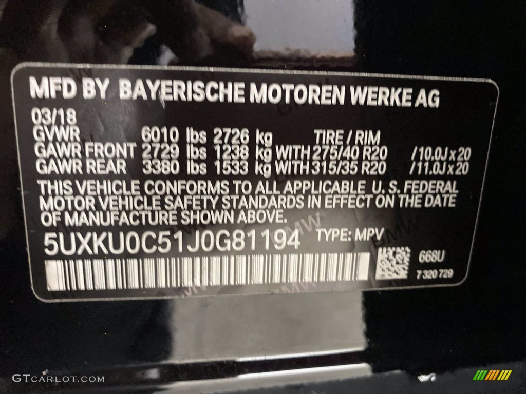 2018 X6 sDrive35i - Jet Black / Coral Red/Black photo #37