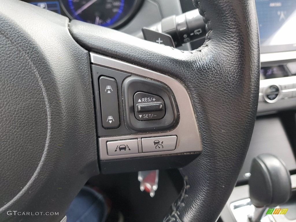 2016 Subaru Outback 2.5i Premium Slate Black Steering Wheel Photo #141646483