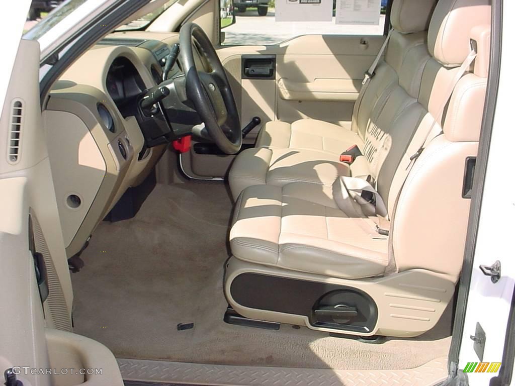 2006 F150 XL SuperCab - Oxford White / Tan photo #10
