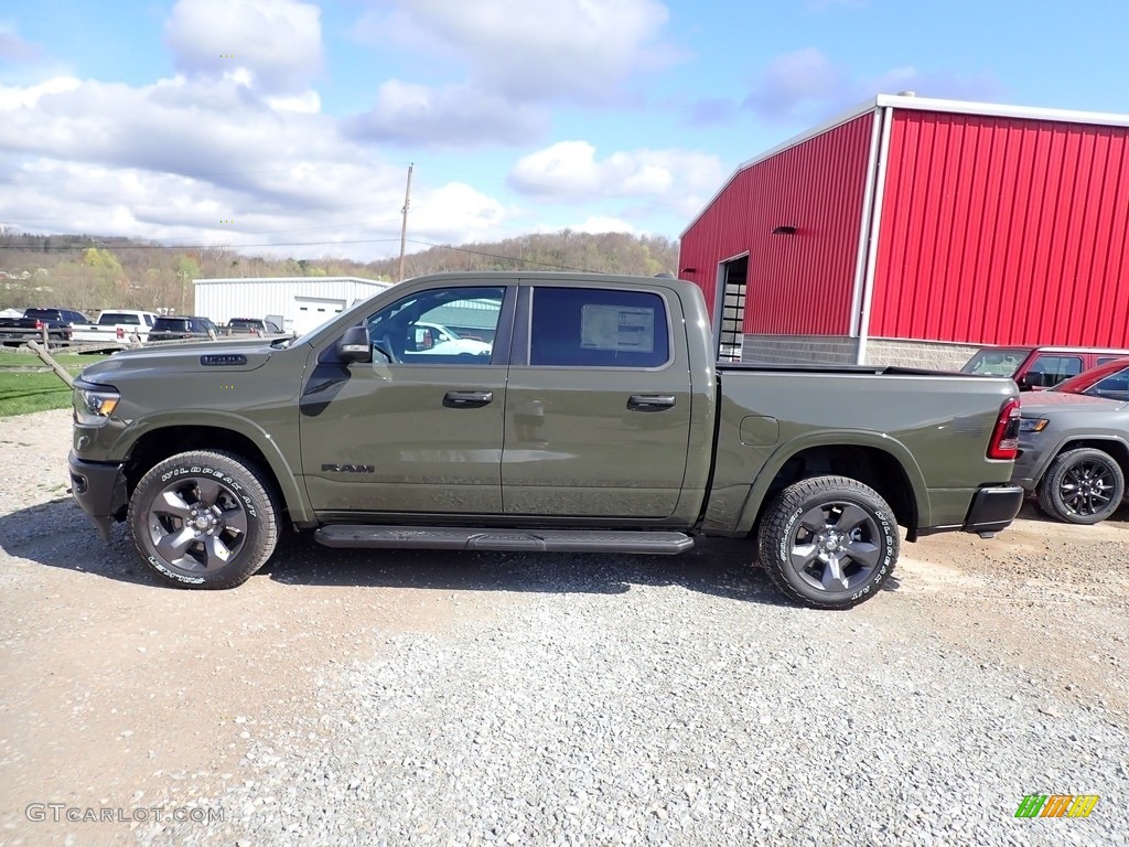 2021 1500 Built to Serve Edition Crew Cab 4x4 - Tank / Black photo #2