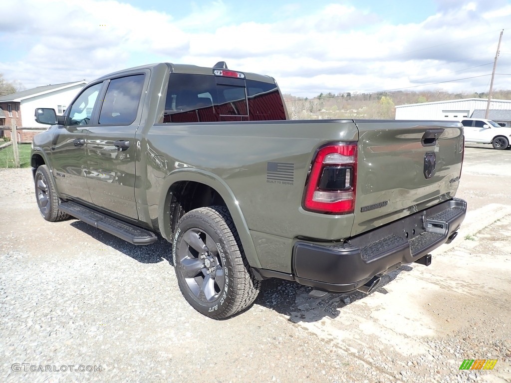 2021 1500 Built to Serve Edition Crew Cab 4x4 - Tank / Black photo #3