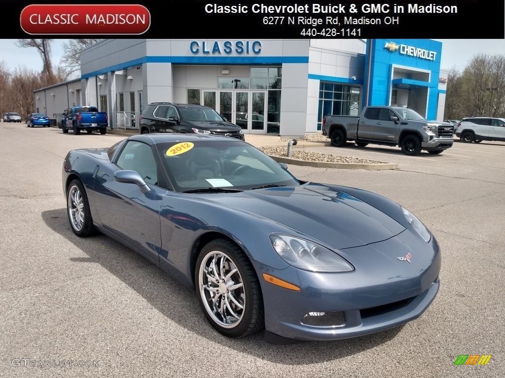 2012 Corvette Coupe - Supersonic Blue Metallic / Ebony photo #1