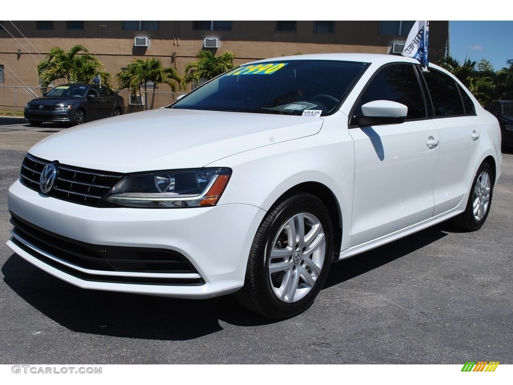 Pure White 2018 Volkswagen Jetta S Exterior Photo #141647664