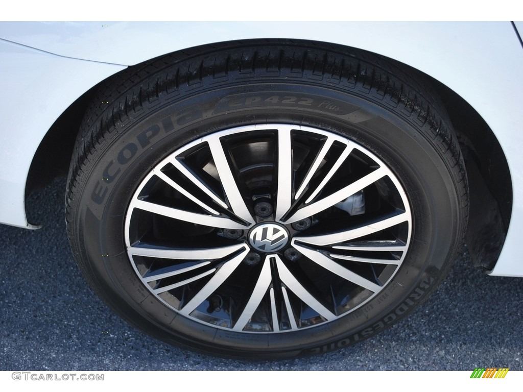 2018 Jetta Wolfsburg Edition - Pure White / Cornsilk Beige photo #10