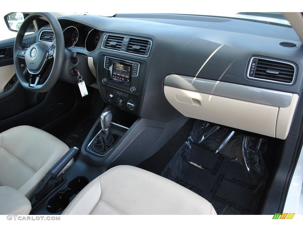 2018 Jetta Wolfsburg Edition - Pure White / Cornsilk Beige photo #17