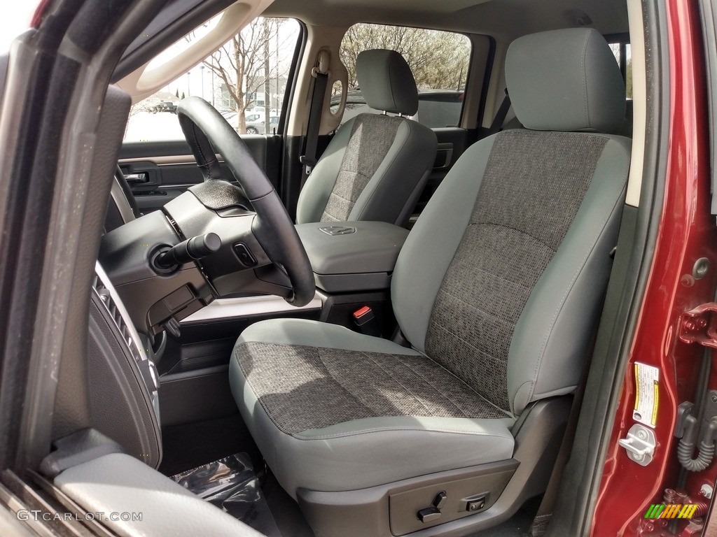 2018 1500 Big Horn Crew Cab 4x4 - Delmonico Red Pearl / Black/Diesel Gray photo #2