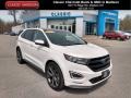 White Platinum 2018 Ford Edge Sport AWD