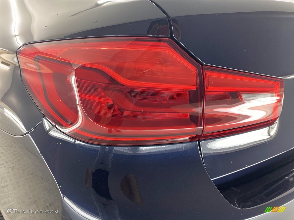 2018 5 Series 530e iPerfomance Sedan - Carbon Black Metallic / Cognac photo #9