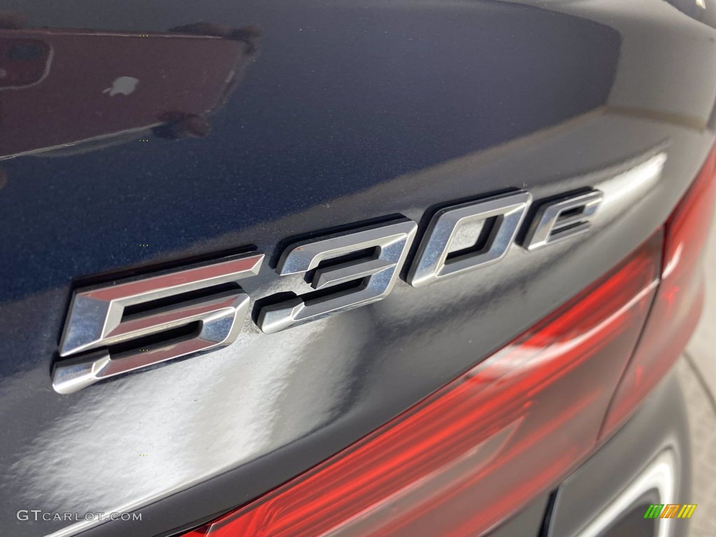 2018 5 Series 530e iPerfomance Sedan - Carbon Black Metallic / Cognac photo #11