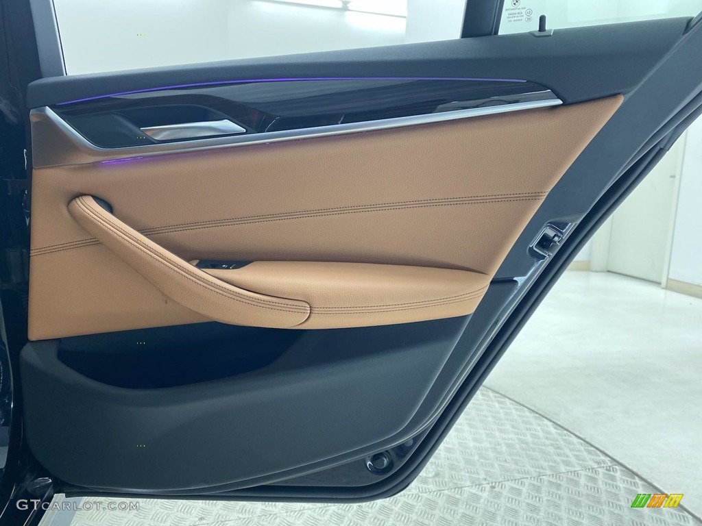 2018 5 Series 530e iPerfomance Sedan - Carbon Black Metallic / Cognac photo #35