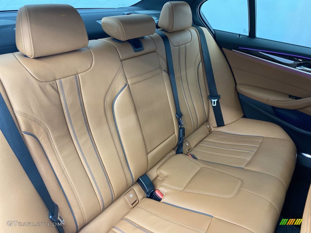 2018 5 Series 530e iPerfomance Sedan - Carbon Black Metallic / Cognac photo #36