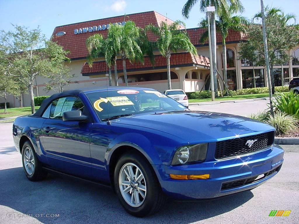 Vista Blue Metallic Ford Mustang