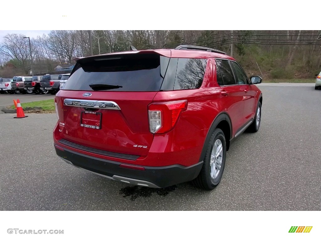 2021 Explorer XLT 4WD - Rapid Red Metallic / Sandstone photo #7