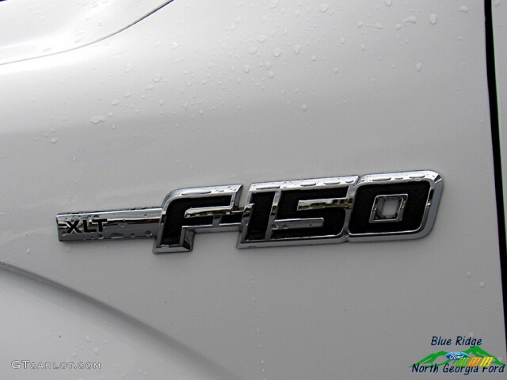 2014 F150 XLT SuperCab - Oxford White / Steel Grey photo #27